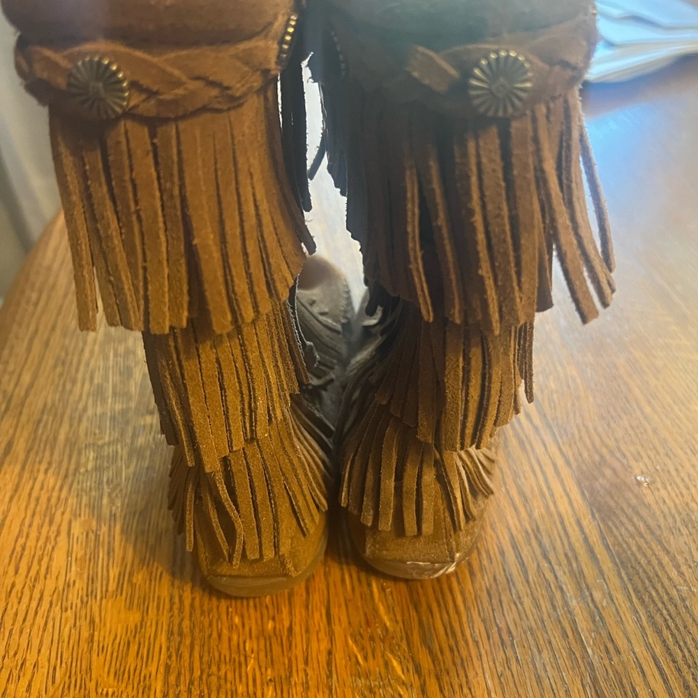 Minnetonka Moccasin Toddler Fringe Boots